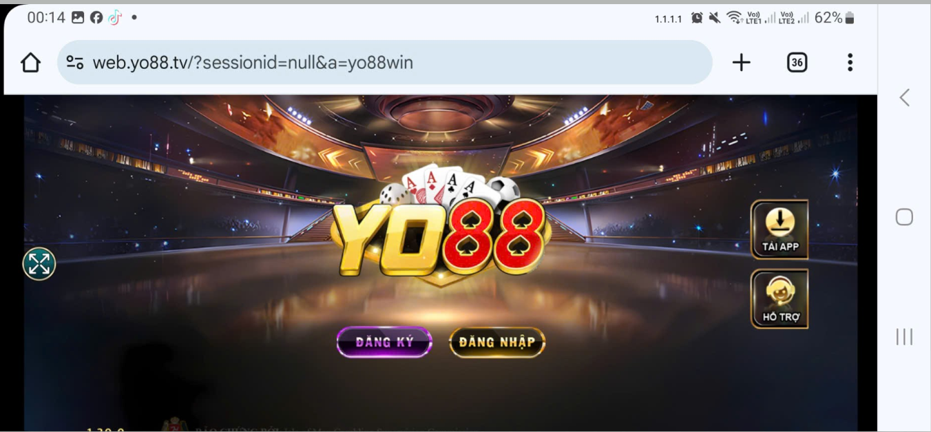 Truy cập cổng game Yo88 thành công bằng phần mềm VPN 1.1.1.1